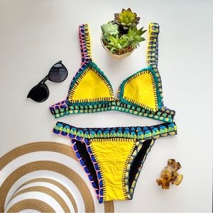 Two Piece Vibrant Bikini Set Medium